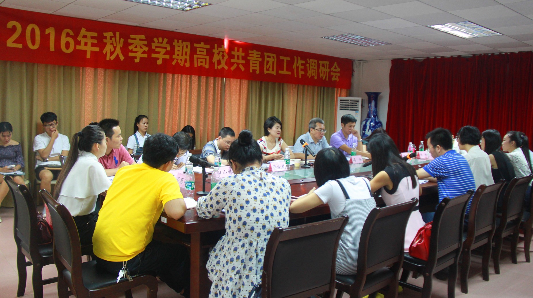 团省委党组成员罗桦一行来我校调研